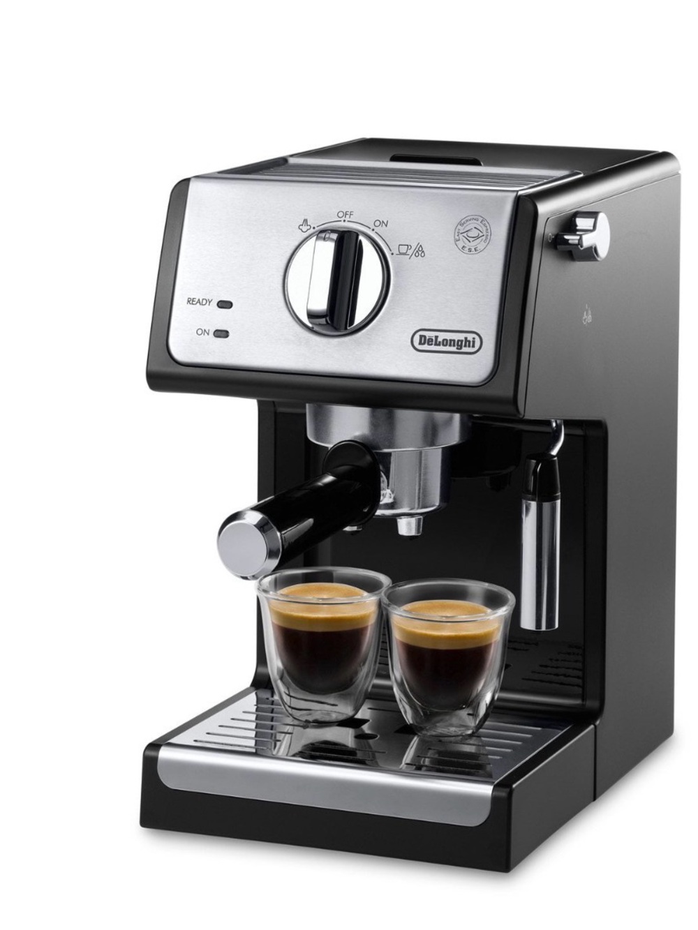 DeLonghi Stainless Steel & Black Espresso Machine - Black *NEW*